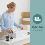 WIFTREY 9X6X4 Shipping Box White Set of 25, 9 x 6 x 4 Corrugated Cardboard Box f... - Image 4