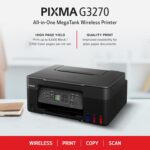 Canon MegaTank G3270 All-in-One Wireless Inkjet Printer, Home Use, Print, Scan a... - Image 4