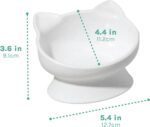 Kitty City Elevated Cat Bowls (Set of 2), Whisker-Friendly Raised Cat Food & Wat... - Image 7