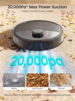 Lefant M3 Max Robot Vacuum and Mop, 20000Pa Suction,Multifunctional Dock with Ho... - Image 4