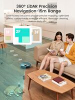 Lefant M3 Max Robot Vacuum and Mop, 20000Pa Suction,Multifunctional Dock with Ho... - Image 8