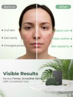 Gua Sha Facial Tools, Natural Jade Stone Guasha Tool for Face Acupuncture Therap... - Image 7