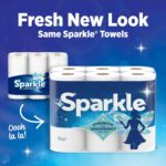 Sparkle Tear-A-Square Paper Towels, 12 Double Rolls - Strong 2-Ply Towels for Ki... - Image 5