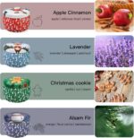 Christmas Candle Gift Set for Women, 4 Pack Long Lasting Soy Wax Candles with La... - Image 3