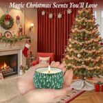 Christmas Candle Gift Set for Women, 4 Pack Long Lasting Soy Wax Candles with La... - Image 4