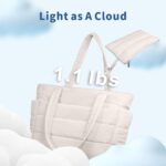 TOPDesign Puffer Tote Bag for Women, Lightweight Puffy Handbag with Compartments... - Image 5