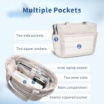 TOPDesign Puffer Tote Bag for Women, Lightweight Puffy Handbag with Compartments... - Image 8