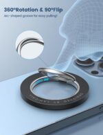 Lamicall Magnetic Phone Ring Grip for MagSafe - 360° Rotation Strong Magnet Fing... - Image 4