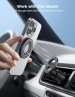 Lamicall Magnetic Phone Ring Grip for MagSafe - 360° Rotation Strong Magnet Fing... - Image 9