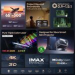 Hisense C2 Ultra, Triple Laser Smart Portable Projector, 4K UHD, 3,000 Lumens, 6... - Image 6