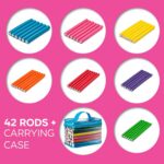 Tifara Beauty Salon Heatless Flexible Hair Rollers Curlers 42-pack 7" Soft Foam ... - Image 3