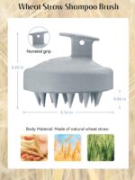 HEETA Scalp Massager Hair Growth, Soft Silicone Scalp Scrubber Shampoo Brush for... - Image 3
