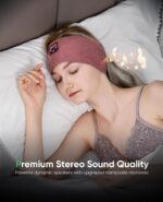 Perytong Sleep Headphones Bluetooth 5.4 Headband, Sports Wireless Earphones Musi... - Image 8
