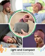 Perytong Sleep Headphones Bluetooth 5.4 Headband, Sports Wireless Earphones Musi... - Image 9