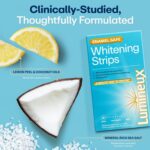 Lumineux Teeth Whitening Strips Kit - 9 Treatments (1 Month) - Peroxide Free - E... - Image 6