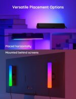 Govee Smart LED Light Bars, Work with Alexa and Google Assistant, RGBICWW WiFi T... - Image 7