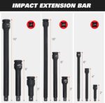 STARWORK TRUE MECHANIC 153-Piece 1/4", 3/8", 1/2" Drive Master Impact Socket Set... - Image 6