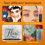 ARTISTRO 36 Acrylic Paint Markers - Paint Pens for Drawing - For Fabric, Rock, G... - Image 6