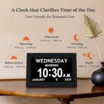 10.1'' Digital Clock, 1280*800p HD Extra Large Display, Digital Clock With Date,... - Image 7