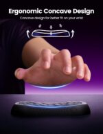 Vaydeer Wrist Rest for Keyboard and Mouse, Computer Ergonomic Wrist Support Pad,... - Image 6
