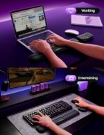 Vaydeer Wrist Rest for Keyboard and Mouse, Computer Ergonomic Wrist Support Pad,... - Image 7
