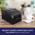 1-Ply White Bond Paper for Toast Kitchen Printer by Paper Planet | 20 Rolls | Co... - Image 4