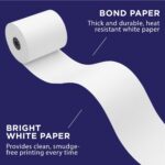 1-Ply White Bond Paper for Toast Kitchen Printer by Paper Planet | 20 Rolls | Co... - Image 7
