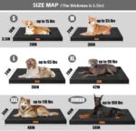 Patas Lague Orthopedic Dog Bed Large Sized Dog 36''X24'', Waterproof Soft Comfor... - Image 5
