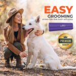 EasyGroomer Deshedding Brush for Dogs & Cats – Undercoat Grooming Tool for Short... - Image 9