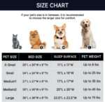 WESTERN HOME WH Calming Soft Round Dog & Cat Bed, Anti-Anxiety Donut Cuddler War... - Image 5