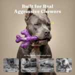 Frienhund 2-Pack Indestructible Dog Chew Toys for Aggressive Chewers: Textured C... - Image 4