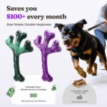 Frienhund 2-Pack Indestructible Dog Chew Toys for Aggressive Chewers: Textured C... - Image 7