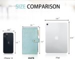 Travelambo RFID Wallet Women Large Size Bifold Multi Card Wallet Case with Zippe... - Image 3