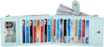 Travelambo RFID Wallet Women Large Size Bifold Multi Card Wallet Case with Zippe... - Image 7
