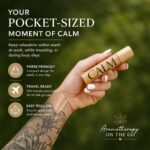 Calm Essential Oil Roller – Aromatherapy Roll On with Lavender & Chamomile – Cal... - Image 5