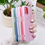 Compatible with iPhone 13/14 Case,Cute Aesthetic Striped Pattern Cover for Women... - Image 4