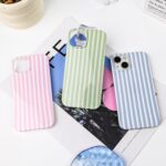 Compatible with iPhone 13/14 Case,Cute Aesthetic Striped Pattern Cover for Women... - Image 9