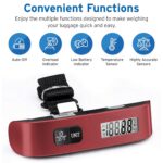 Etekcity Luggage Scale, Digital Weight Scales for Travel Accessories Essentials ... - Image 3
