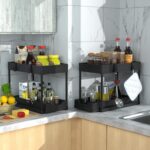 DEKAVA Under Sink Organizer 2 Pack, Bathroom Cabinet Organizer, 2 Tier Sliding C... - Image 8