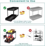 DEKAVA Under Sink Organizer 2 Pack, Bathroom Cabinet Organizer, 2 Tier Sliding C... - Image 9