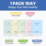 NEXTBEAU Solution Sheet Mask Variety Pack, 10 Count (5 Types x 2 Sheets), 0.74 f... - Image 5