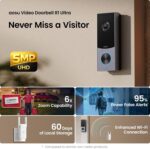 aosu Doorbell Camera Wireless, Local Storage, 5MP Ultra HD, Triple Motion Detect... - Image 3
