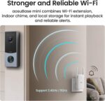 aosu Doorbell Camera Wireless, Local Storage, 5MP Ultra HD, Triple Motion Detect... - Image 8