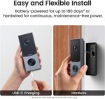 aosu Doorbell Camera Wireless, Local Storage, 5MP Ultra HD, Triple Motion Detect... - Image 9