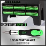 118-Piece Magnetic Screwdriver Set with Plastic Racking, Precision Screwdrivers,... - Image 6