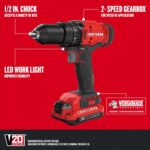 CRAFTSMAN V20 MAX Cordless Drill Driver and Impact Driver Set, Power Tool Set wi... - Image 4