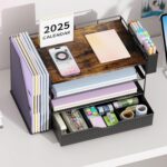 gianotter Wood Desk Organizers and Accessories with File Sorters, 4-Tier Desk Ac... - Image 7