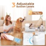 HEAPETS Dog Grooming Vacuum Kit - 3L Vacuum with 7 Tools, Low Noise Electric Cli... - Image 3