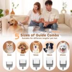 HEAPETS Dog Grooming Vacuum Kit - 3L Vacuum with 7 Tools, Low Noise Electric Cli... - Image 4