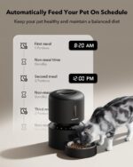 PETLIBRO Automatic Cat Feeder – 3L Programmable Pet Food Dispenser with Airtight... - Image 5